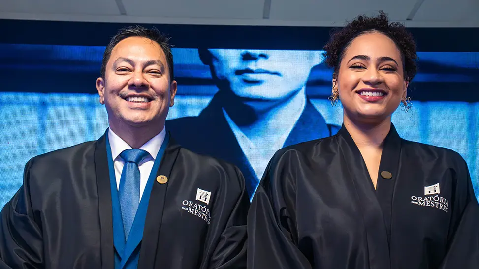 Membros do BNI OESP em cerimônia da Oratória dos Mestres: a formação que potencializa lideranças