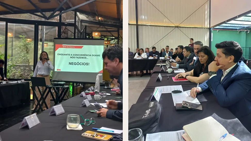 O BNI São Francisco em um de seus encontros presenciais na região Oeste de São Paulo